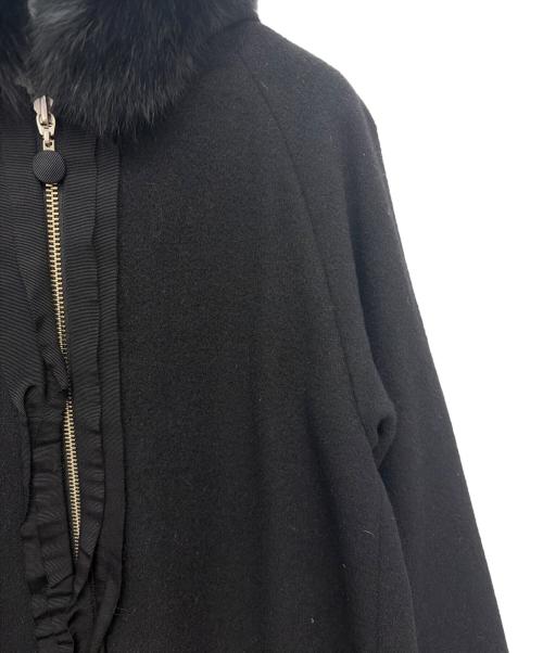 LANVIN（ランバン）LANVIN (ランバン) ロングコート ブラック サイズ:38の古着・服飾アイテム