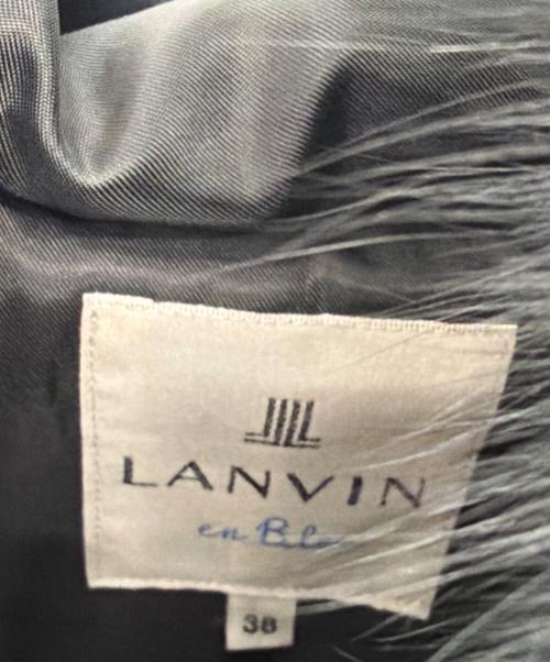 LANVIN（ランバン）LANVIN (ランバン) ロングコート ブラック サイズ:38の古着・服飾アイテム