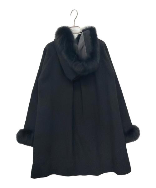 LANVIN（ランバン）LANVIN (ランバン) ロングコート ブラック サイズ:38の古着・服飾アイテム