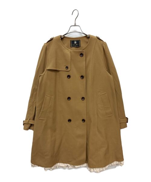 franche lippee（フランシュリッペ）franche lippee (フランシュリッペ) トレンチコート ブラウン サイズ:3Lの古着・服飾アイテム