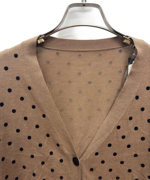 franche lippee（フランシュリッペ）franche lippee (フランシュリッペ) 薄手カーディガン ブラウン サイズ:Mの古着・服飾アイテム