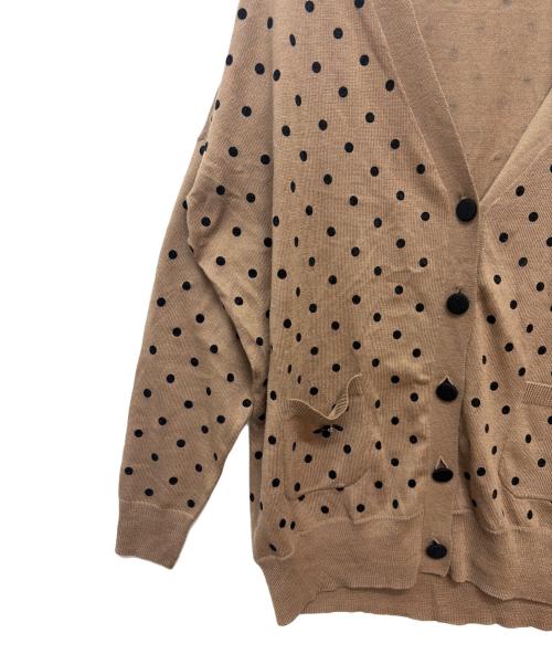 franche lippee（フランシュリッペ）franche lippee (フランシュリッペ) 薄手カーディガン ブラウン サイズ:Mの古着・服飾アイテム