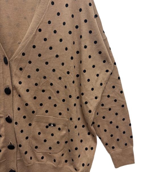 franche lippee（フランシュリッペ）franche lippee (フランシュリッペ) 薄手カーディガン ブラウン サイズ:Mの古着・服飾アイテム