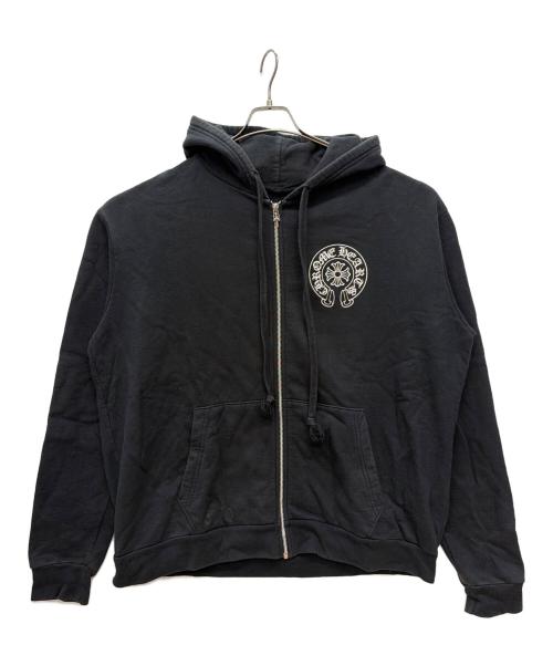 CHROME HEARTS（クロムハーツ）CHROME HEARTS (クロムハーツ) ジップパーカー ブラック サイズ:Lの古着・服飾アイテム