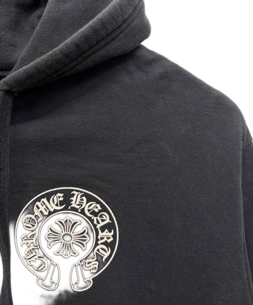 CHROME HEARTS（クロムハーツ）CHROME HEARTS (クロムハーツ) ジップパーカー ブラック サイズ:Lの古着・服飾アイテム