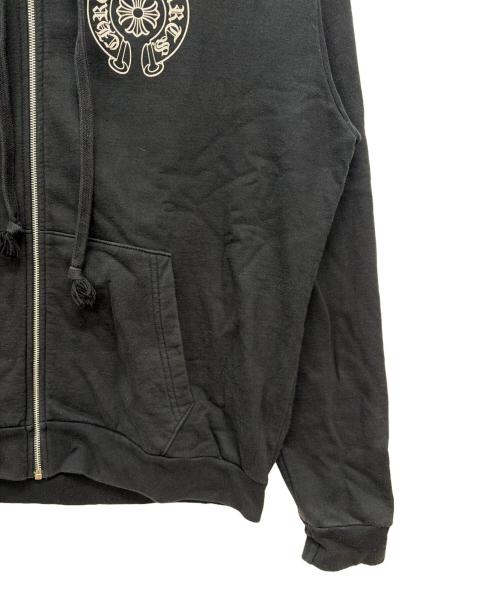 CHROME HEARTS（クロムハーツ）CHROME HEARTS (クロムハーツ) ジップパーカー ブラック サイズ:Lの古着・服飾アイテム