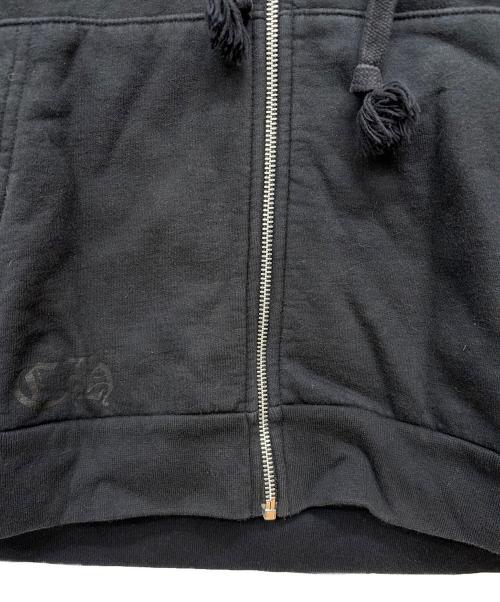 CHROME HEARTS（クロムハーツ）CHROME HEARTS (クロムハーツ) ジップパーカー ブラック サイズ:Lの古着・服飾アイテム
