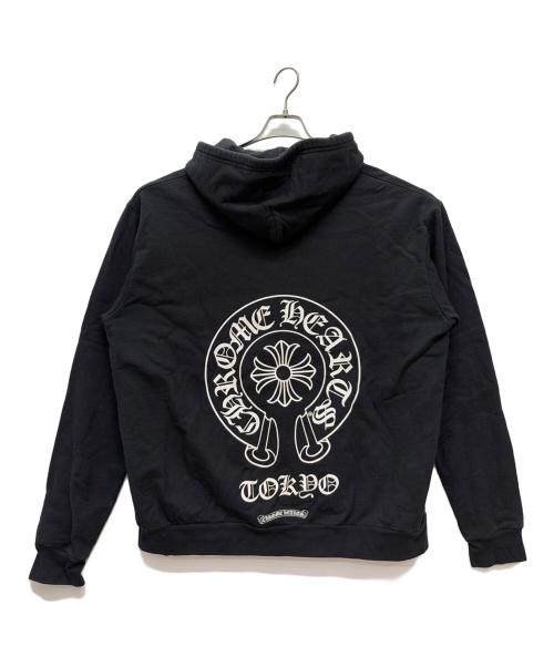 CHROME HEARTS（クロムハーツ）CHROME HEARTS (クロムハーツ) ジップパーカー ブラック サイズ:Lの古着・服飾アイテム