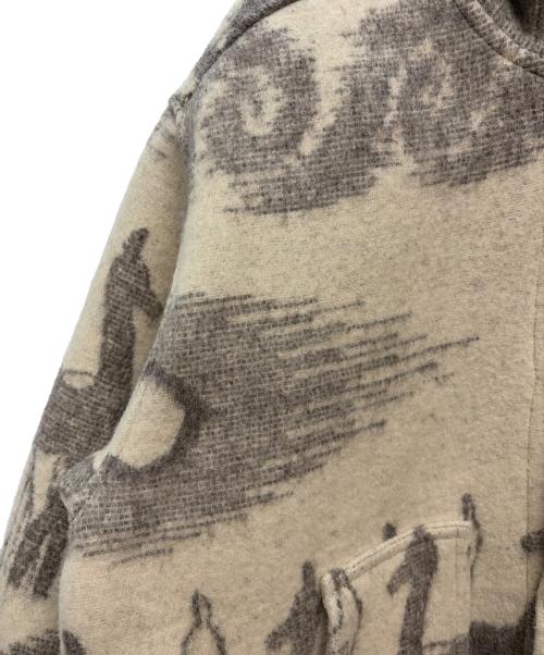 古着（フルギ）古着 (フルギ) vintage old Hand Made Wool Jacket Ecuador Jacket ベージュ×グレー サイズ:Lの古着・服飾アイテム