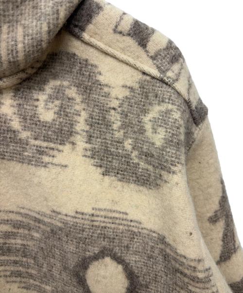 古着（フルギ）古着 (フルギ) vintage old Hand Made Wool Jacket Ecuador Jacket ベージュ×グレー サイズ:Lの古着・服飾アイテム