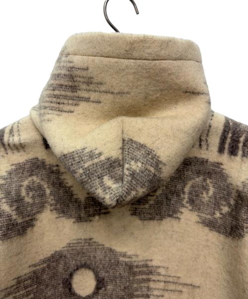 古着（フルギ）古着 (フルギ) vintage old Hand Made Wool Jacket Ecuador Jacket ベージュ×グレー サイズ:Lの古着・服飾アイテム