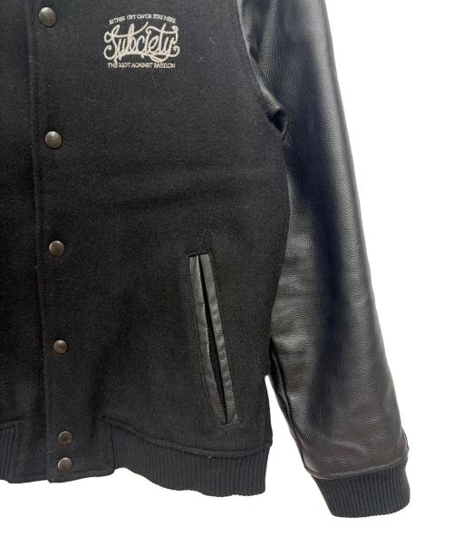 SUBCIETY（サブサエティ）SUBCIETY (サブサエティ) スタジャン ブラック サイズ:Mの古着・服飾アイテム