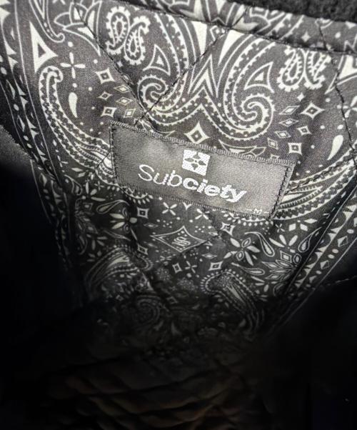 SUBCIETY（サブサエティ）SUBCIETY (サブサエティ) スタジャン ブラック サイズ:Mの古着・服飾アイテム
