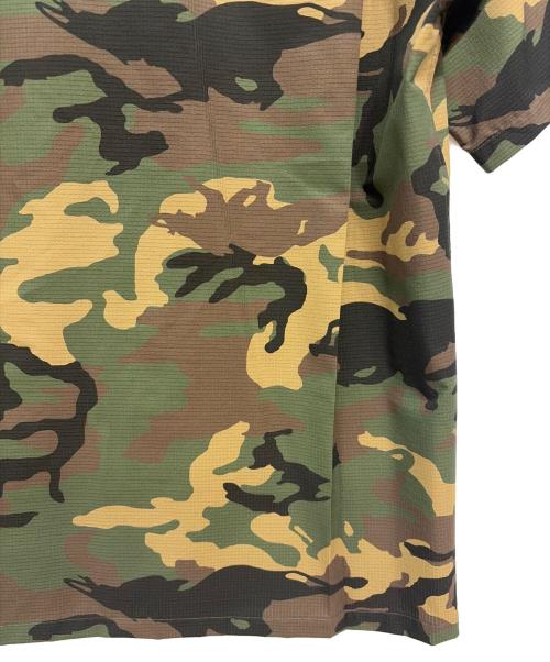 HUNTING WORLD（ハンティングワールド）HUNTING WORLD (ハンティングワールド) 半袖シャツ グリーン×ブラウン サイズ:XLの古着・服飾アイテム