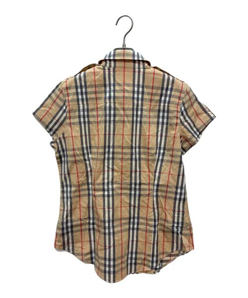 BURBERRY LONDON（バーバリーロンドン）BURBERRY LONDON (バーバリーロンドン) ノバチェック 半袖シャツ ベージュ サイズ:SIZE Lの古着・服飾アイテム