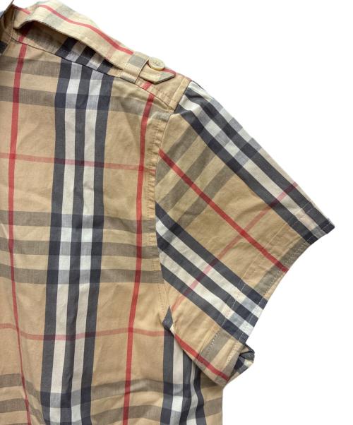 BURBERRY LONDON（バーバリーロンドン）BURBERRY LONDON (バーバリーロンドン) ノバチェック 半袖シャツ ベージュ サイズ:SIZE Lの古着・服飾アイテム