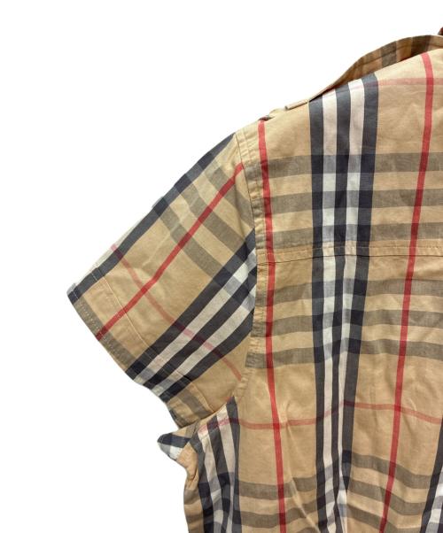 BURBERRY LONDON（バーバリーロンドン）BURBERRY LONDON (バーバリーロンドン) ノバチェック 半袖シャツ ベージュ サイズ:SIZE Lの古着・服飾アイテム