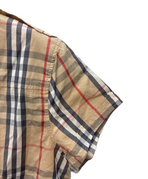 BURBERRY LONDON（バーバリーロンドン）BURBERRY LONDON (バーバリーロンドン) ノバチェック 半袖シャツ ベージュ サイズ:SIZE Lの古着・服飾アイテム