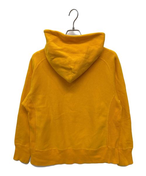 Champion（チャンピオン）Champion (チャンピオン) REVERSE WEAVE 青タグ復刻 3段 HALFDOME DAY HIKE プルオーバーパーカー イエロー サイズ:SIZE Mの古着・服飾アイテム