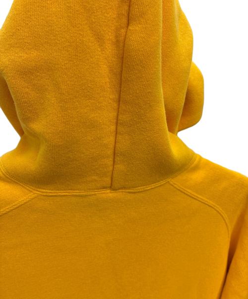 Champion（チャンピオン）Champion (チャンピオン) REVERSE WEAVE 青タグ復刻 3段 HALFDOME DAY HIKE プルオーバーパーカー イエロー サイズ:SIZE Mの古着・服飾アイテム