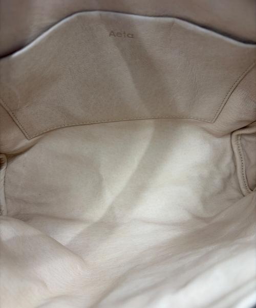 Aeta（アエタ）Aeta (アエタ) ディアレザーボストンバッグ ブラックの古着・服飾アイテム