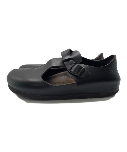 BIRKENSTOCK（ビルケンシュトック）BIRKENSTOCK (ビルケンシュトック) パリ レザーサンダル ブラック サイズ:SIZE 36の古着・服飾アイテム