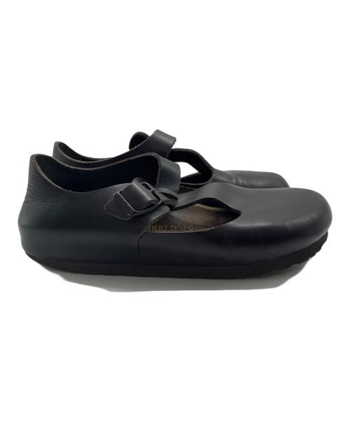 BIRKENSTOCK（ビルケンシュトック）BIRKENSTOCK (ビルケンシュトック) パリ レザーサンダル ブラック サイズ:SIZE 36の古着・服飾アイテム