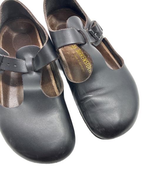 BIRKENSTOCK（ビルケンシュトック）BIRKENSTOCK (ビルケンシュトック) パリ レザーサンダル ブラック サイズ:SIZE 36の古着・服飾アイテム