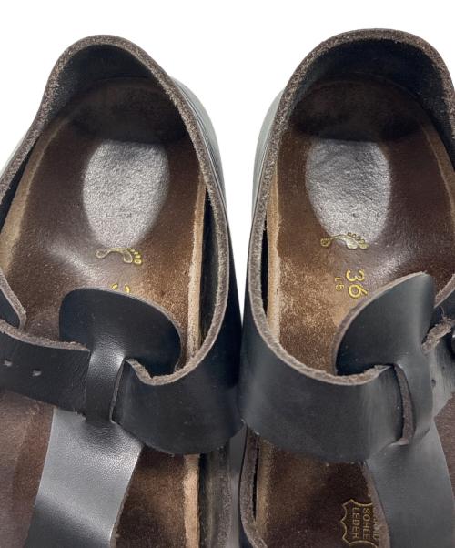 BIRKENSTOCK（ビルケンシュトック）BIRKENSTOCK (ビルケンシュトック) パリ レザーサンダル ブラック サイズ:SIZE 36の古着・服飾アイテム