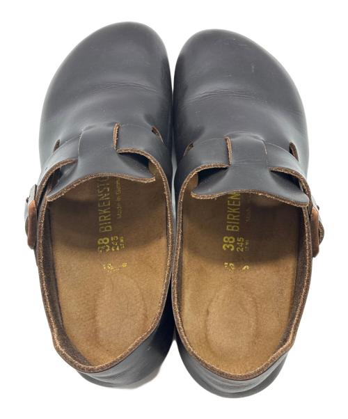 BIRKENSTOCK（ビルケンシュトック）BIRKENSTOCK (ビルケンシュトック) ロンドン レザーサンダル ブラック サイズ:SIZE 38の古着・服飾アイテム