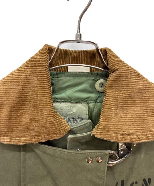 FREAK'S STORE（フリークスストア）FREAK'S STORE (フリークスストア) FREAK’S AMERICA ライナー付き ファイアーマンコート グリーン サイズ:SIZE Mの古着・服飾アイテム