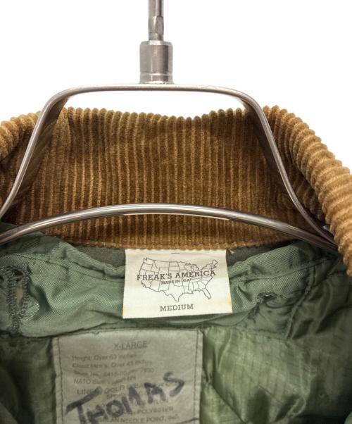 FREAK'S STORE（フリークスストア）FREAK'S STORE (フリークスストア) FREAK’S AMERICA ライナー付き ファイアーマンコート グリーン サイズ:SIZE Mの古着・服飾アイテム