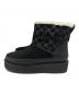 COACH (コーチ) INDI SUEDE BOOTIE シグネチャー ムートンショートブーツ ブラック サイズ:EUR 35.5：10000円