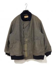 U'S NAVY（ユーエスネイビー）の古着「40s デッキフックジャケット」｜ネイビー