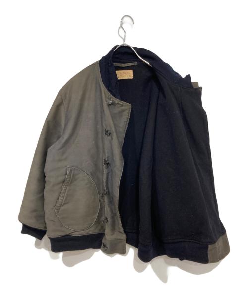 U'S NAVY（ユーエスネイビー）U'S NAVY (ユーエスネイビー) 40s デッキフックジャケット ネイビー サイズ:48の古着・服飾アイテム