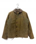 U'S NAVYユーエスネイビー）の古着「40s N-1 デッキジャケット」｜カーキ