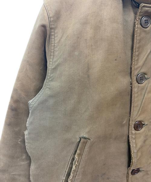 U'S NAVY（ユーエスネイビー）U'S NAVY (ユーエスネイビー) 40s N-1 デッキジャケット カーキ サイズ:40の古着・服飾アイテム