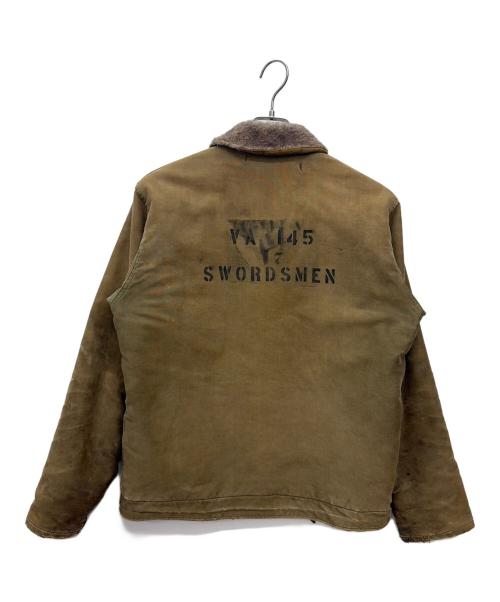 U'S NAVY（ユーエスネイビー）U'S NAVY (ユーエスネイビー) 40s N-1 デッキジャケット カーキ サイズ:40の古着・服飾アイテム