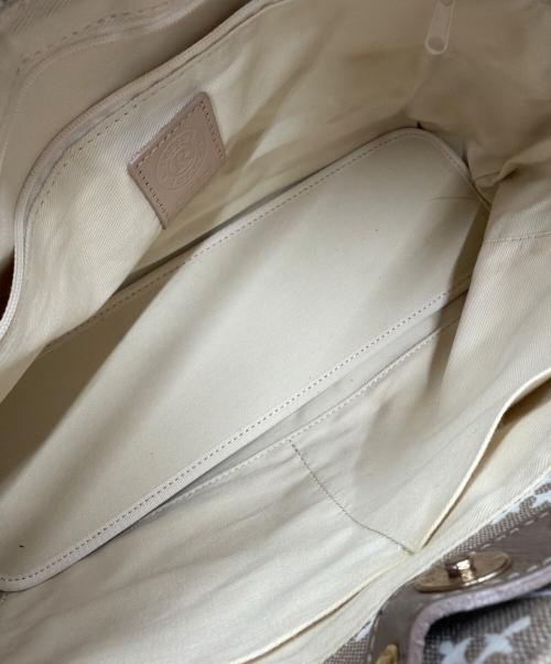 russet（ラシット）russet (ラシット) 2WAYバッグ ベージュ×ホワイトの古着・服飾アイテム