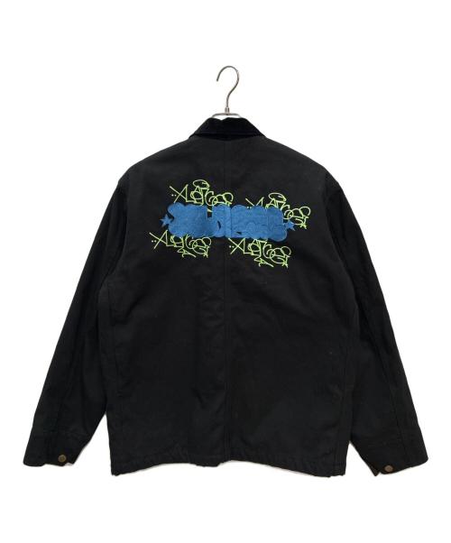X-LARGE（エクストララージ）X-LARGE (エクストララージ) DUCK COVERALL JACKET ブラック サイズ:SIZE Lの古着・服飾アイテム