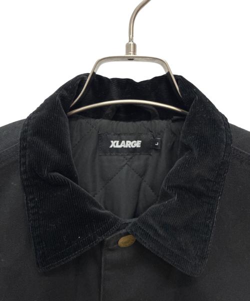 X-LARGE（エクストララージ）X-LARGE (エクストララージ) DUCK COVERALL JACKET ブラック サイズ:SIZE Lの古着・服飾アイテム