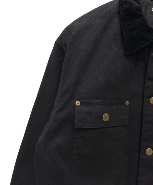 X-LARGE（エクストララージ）X-LARGE (エクストララージ) DUCK COVERALL JACKET ブラック サイズ:SIZE Lの古着・服飾アイテム