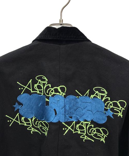 X-LARGE（エクストララージ）X-LARGE (エクストララージ) DUCK COVERALL JACKET ブラック サイズ:SIZE Lの古着・服飾アイテム