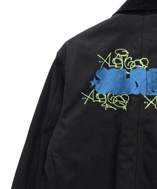 X-LARGE（エクストララージ）X-LARGE (エクストララージ) DUCK COVERALL JACKET ブラック サイズ:SIZE Lの古着・服飾アイテム