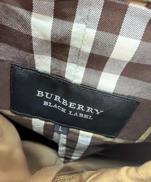 BURBERRY BLACK LABEL（バーバリーブラックレーベル）BURBERRY BLACK LABEL (バーバリーブラックレーベル) ショートトレンチコート ベージュ サイズ:Lの古着・服飾アイテム
