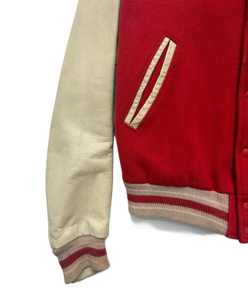 Golden Bear（ゴールデンベア）Golden Bear (ゴールデンベア) 60s スタジャン レッド×ベージュ サイズ:不明の古着・服飾アイテム