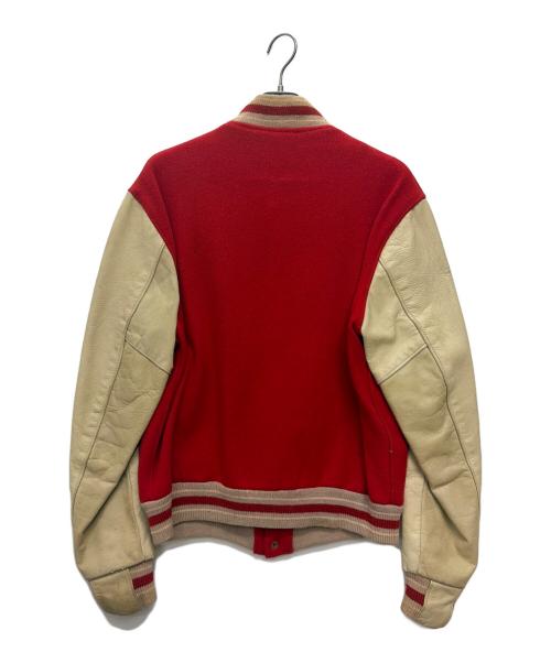 Golden Bear（ゴールデンベア）Golden Bear (ゴールデンベア) 60s スタジャン レッド×ベージュ サイズ:不明の古着・服飾アイテム