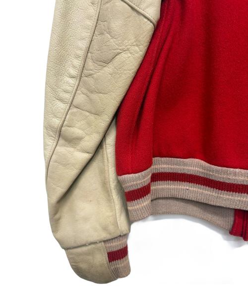 Golden Bear（ゴールデンベア）Golden Bear (ゴールデンベア) 60s スタジャン レッド×ベージュ サイズ:不明の古着・服飾アイテム