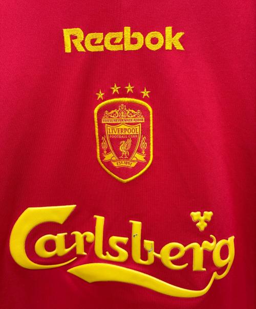 リバプールFC（リバプールFC）リバプールFC (リバプールFC) REEBOK (リーボック) リバプールFC マイケルオーウェン ゲームシャツ Carlsberg レッド サイズ:38/40の古着・服飾アイテム