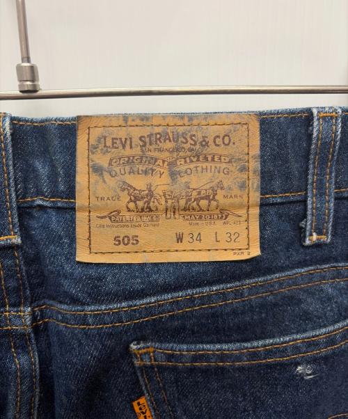 LEVI'S（リーバイス）LEVI'S (リーバイス) 505 USA製 デニムパンツ オレンジタブ ブルー サイズ:W34×L32の古着・服飾アイテム